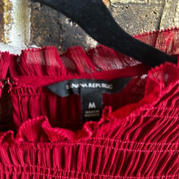 Banana Republic Sleeveless Burgundy Blouse - Picture 2 of 8